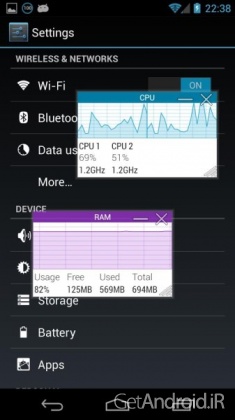 دانلود System Monitor 1.7.5 نرم افزار موبایل نظارت بر سیستم اندروید