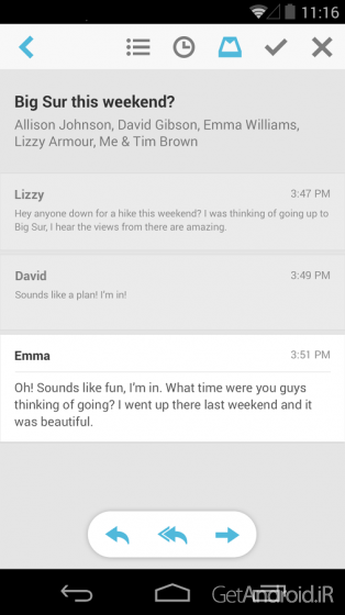 دانلود Mailbox 2.0.3 نرم افزار مدیریت ایمیل دراپ باکس اندروید