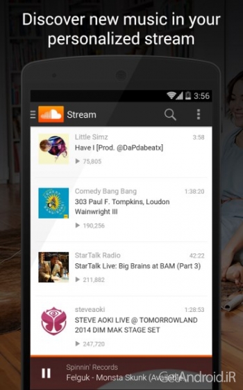 دانلود برنامه SoundCloud اندروید