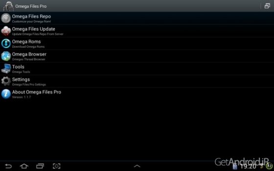 دانلود Omega Files Pro 1.3.4 نرم افزار سفارشی کردن رام اندروید