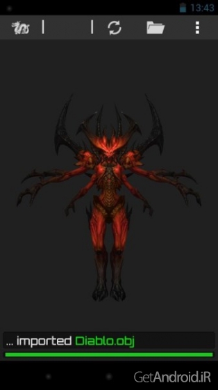 دانلود HD Model Viewer Pro 0.49 نرم افزار نمایش مدل های سه بعدی اندروید