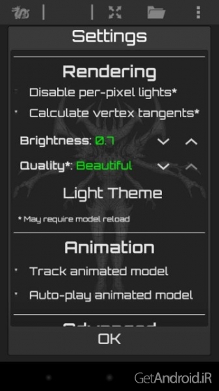 دانلود HD Model Viewer Pro 0.49 نرم افزار نمایش مدل های سه بعدی اندروید