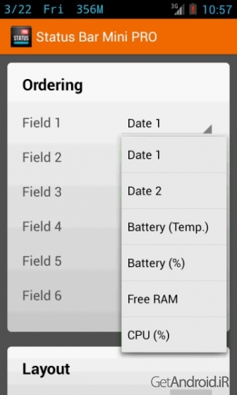 دانلود برنامه Status bar mini pro اندروید