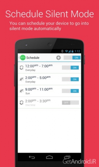 دانلود Silent Mode+ PRO (DND) 1.6.4 برنامه مدیریت حالت سایلنت گوشی اندروید