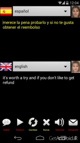 دانلود SPEECH TRANSLATOR LISTENED 2.4 نرم افزار مترجم گفتار اندروید