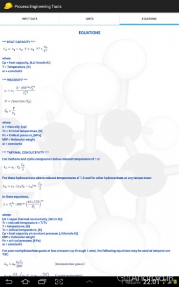 دانلود Process Engineering Tools 2.0 نرم افزار ابزار مهندسی فرایند اندروید