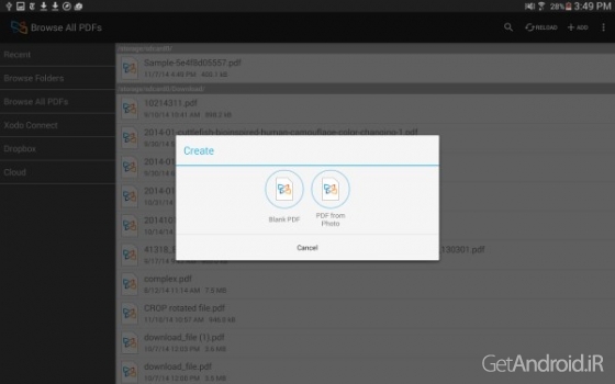 دانلود برنامه Xodo PDF Reader Editor اندروید