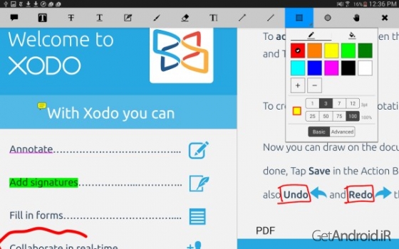 دانلود برنامه Xodo PDF Reader Editor اندروید