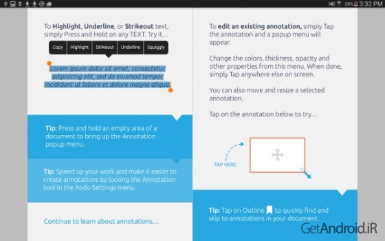 دانلود برنامه Xodo PDF Reader Editor اندروید