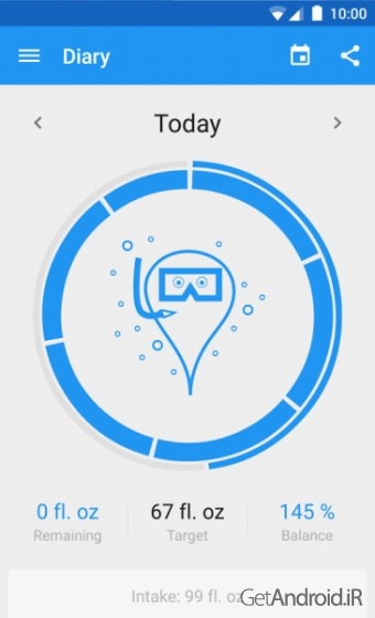 دانلود برنامه Hydro Coach drink water اندروید