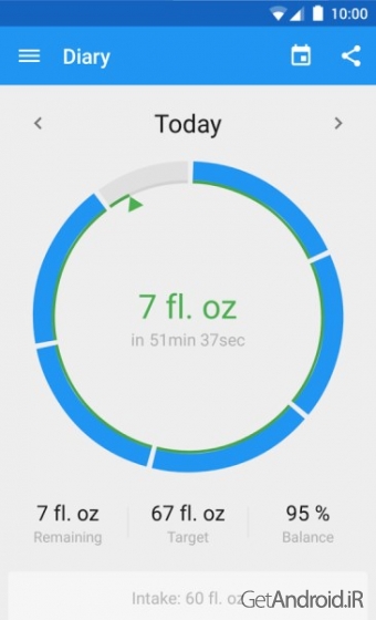 دانلود برنامه Hydro Coach drink water اندروید