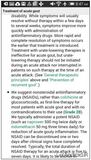 دانلود UpToDate for Android 2.2.1 Unlocked برنامه پزشکی اندروید