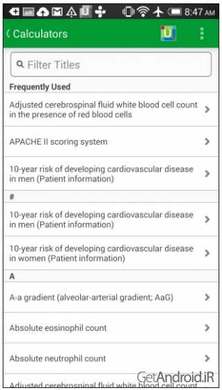 دانلود UpToDate for Android 2.2.1 Unlocked برنامه پزشکی اندروید