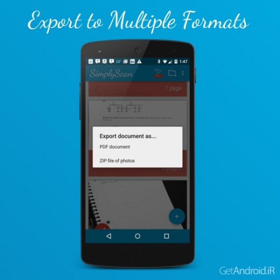 دانلود SimplyScan Pro: PDF Camera Scanner 1.8 دوربین اسکنر پی دی اف اندروید