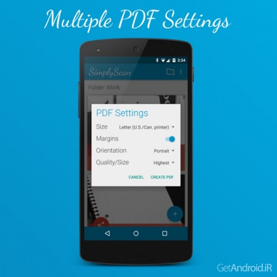 دانلود SimplyScan Pro: PDF Camera Scanner 1.8 دوربین اسکنر پی دی اف اندروید