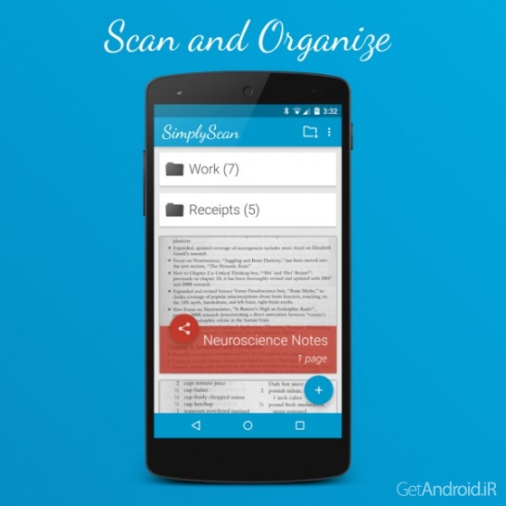 دانلود SimplyScan Pro: PDF Camera Scanner 1.8 دوربین اسکنر پی دی اف اندروید