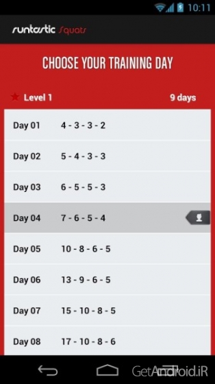 دانلود Runtastic Squats PRO Trainer 1.8 برنامه مربی تقویت پاها و باسن اندروید
