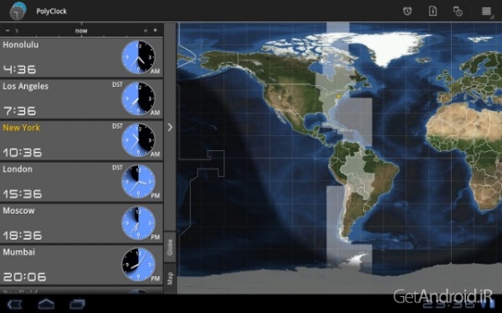 دانلود PolyClock™ World Clock 7.1 برنامه ساعت جهانی اندروید
