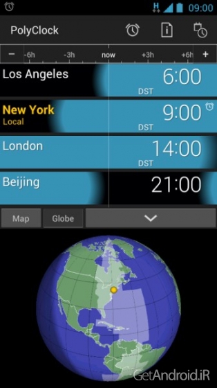 دانلود PolyClock™ World Clock 7.1 برنامه ساعت جهانی اندروید