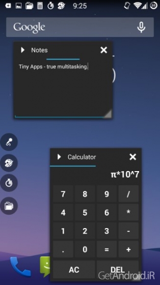 دانلود Tiny Apps (floating) PRO 1.101 برنامه پنجره های شناور اندروید