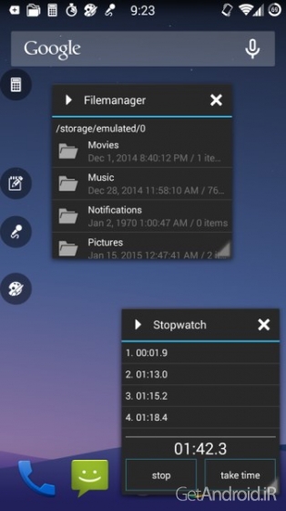 دانلود Tiny Apps (floating) PRO 1.101 برنامه پنجره های شناور اندروید