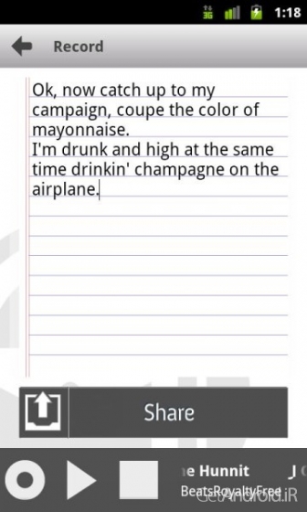 دانلود The Booth Rap Studio Pro 1.9.61 برنامه استودیو رپ اندروید