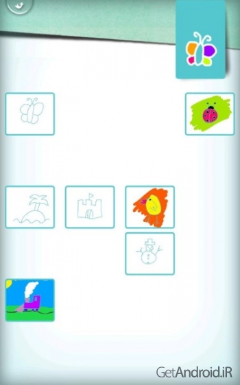 دانلود Learning to draw is fun 1.6 برنامه آموزش نقاشی به کودکان اندروید