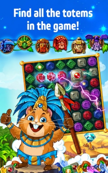 دانلود Montezuma Blitz 2.2.16 – بازی پازلی جواهرات همرنگ اندروید