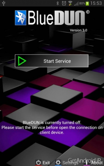 دانلود BlueDUN 3.6 برنامه اشتراک گذاری اینترنت موبایل از طریق بلوتوث اندروید