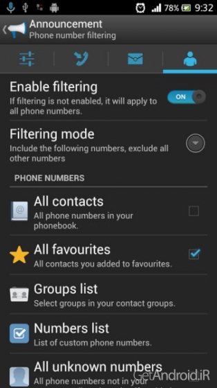 دانلود Call Toolbox Pro 2.0 برنامه حرفه ای تماس و اس ام اس اندروید