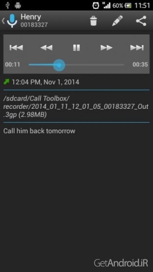 دانلود Call Toolbox Pro 2.0 برنامه حرفه ای تماس و اس ام اس اندروید