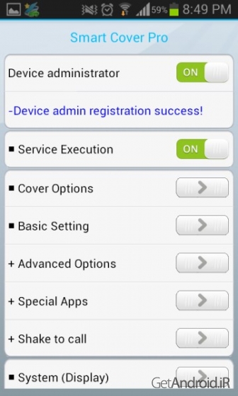 دانلود Smart Cover Pro (Screen Off) 1.6.5 برنامه پوشش هوشمند اندروید