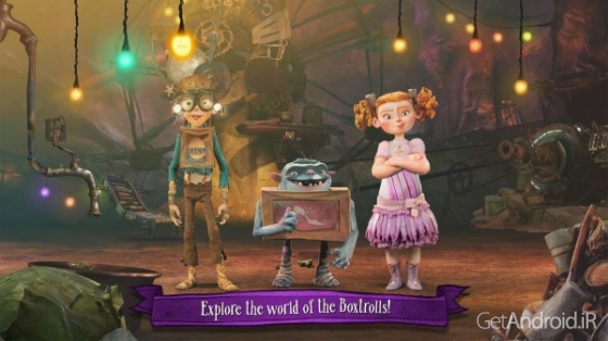 دانلود The Boxtrolls: Slide ‘N’ Sneak 1.3.5 – بازی ماجراجویی غول های جادویی اندروید + دیتا