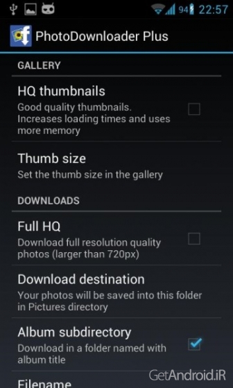 دانلود PhotoDownloader Plus 5.1.1 برنامه دانلود عکس های فیس بوک اندروید