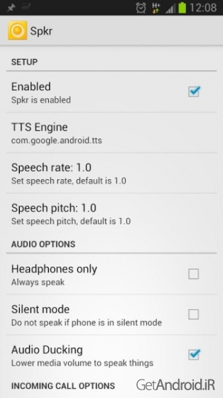 دانلود Call & SMS Announcer – Spkr Premium 2.6 اعلام نام تماس گیرنده اندروید