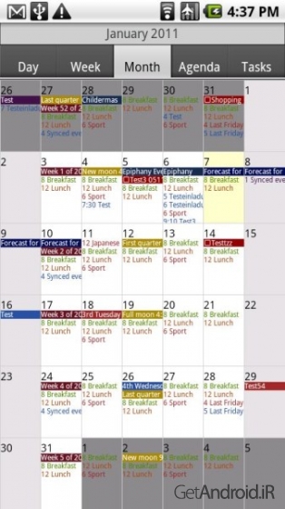 دانلود برنامه CalenGoo اندروید