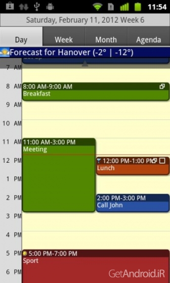دانلود برنامه CalenGoo اندروید