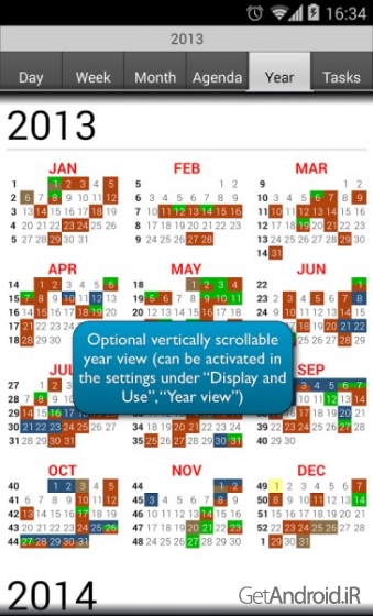 دانلود برنامه CalenGoo اندروید