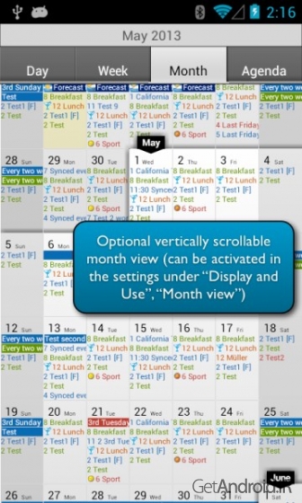 دانلود برنامه CalenGoo اندروید