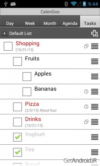 دانلود برنامه CalenGoo اندروید