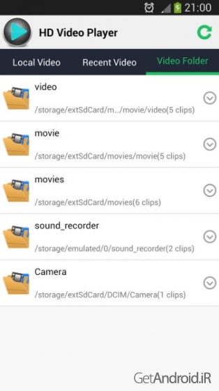 دانلود برنامه HD Video Player All Formats اندروید