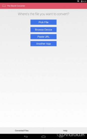 دانلود The Ebook Converter 4.0 برنامه تبدیل فرمت کتاب اندروید