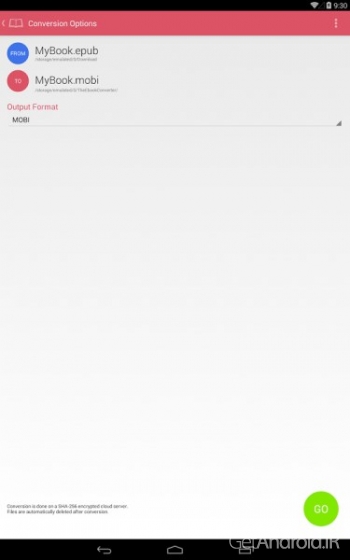 دانلود The Ebook Converter 4.0 برنامه تبدیل فرمت کتاب اندروید