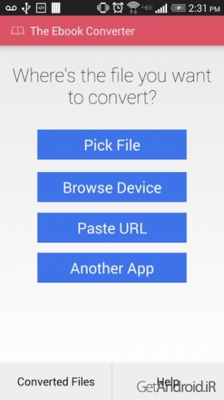 دانلود The Ebook Converter 4.0 برنامه تبدیل فرمت کتاب اندروید
