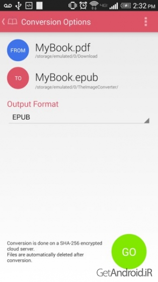 دانلود The Ebook Converter 4.0 برنامه تبدیل فرمت کتاب اندروید