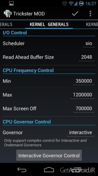 دانلود Trickster MOD Kernel Settings Donate 2.15.992 برنامه تنظیمات کرنل اندروید