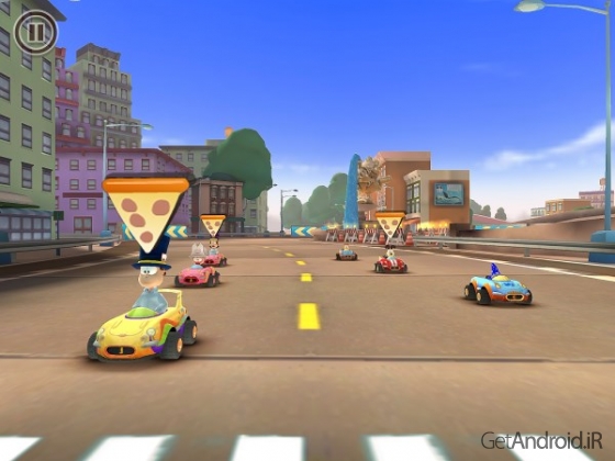 دانلود Garfield Kart Fast & Furry 1.043 بازی ریسینگ گارفیلد اندروید