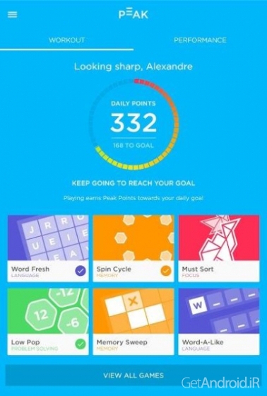 دانلود برنامه Peak Brain Training اندروید
