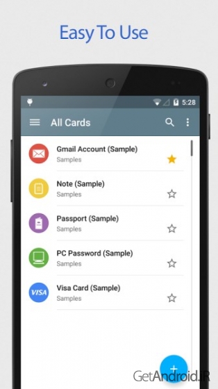 دانلود برنامه SafeInCloud Password Manager اندروید