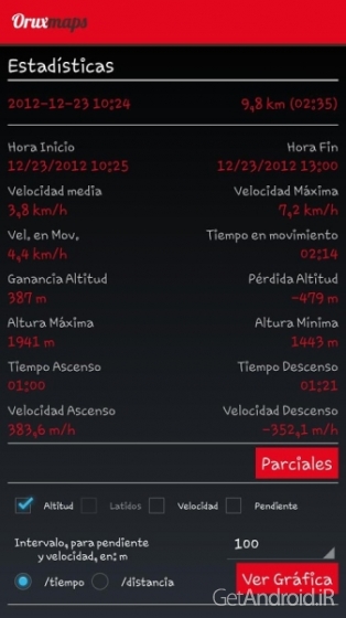 دانلود برنامه OruxMaps Donate اندروید